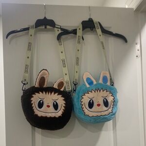 Adorable Brown and Blue Crossbody Bags Bundle of 2